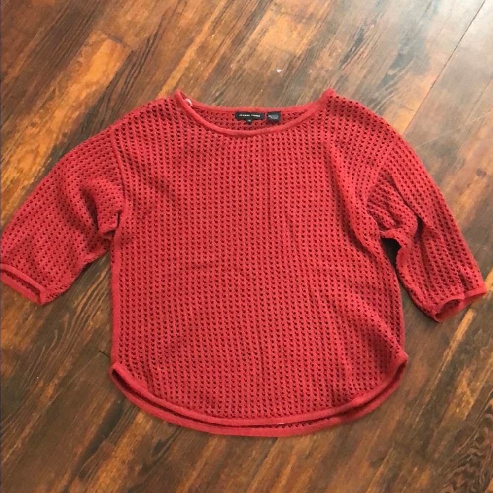 Burnt orange sweater